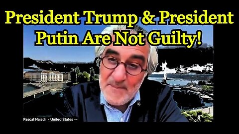 Pascal Najadi HUGE > President Trump & President Putin Are Not Guilty!