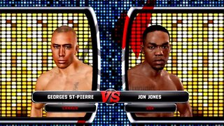 UFC Undisputed 3 Gameplay Jon Jones vs Georges St-Pierre (Pride)