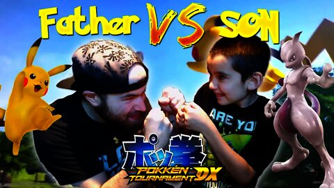 Pokken Tournament DX | FATHER VS SON SHOWDOWN! (Best of 3 Tournament)