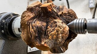 Woodturning: The Root Burl!