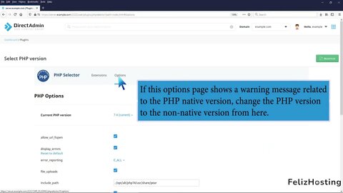 How to Increase PHP's upload max filesize value using CloudLinux Selector in DirectAdmin FelizHost