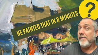 I Created This Awesome Landscape Painting In 8 Minutes