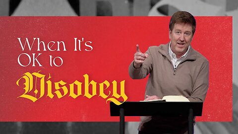 When It’s OK to Disobey | Acts 3-4 | Gary Hamrick