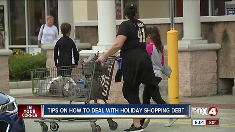 How to deal with holiday shopping debt