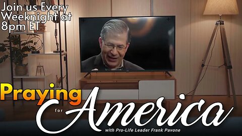 Join us every Week Night at 8pm as we need to Pray for America more than every right now!