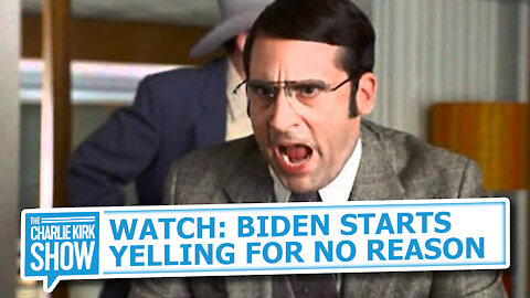 WATCH: BIDEN STARTS YELLING FOR NO REASON