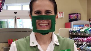 Vero Beach Publix employee makes sure her mask doesn’t hide her smile