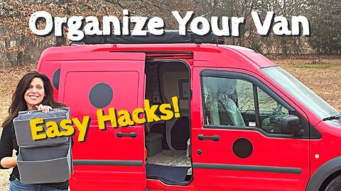 VanLife | How to organize small spaces + 5 tips that you can *actually* use