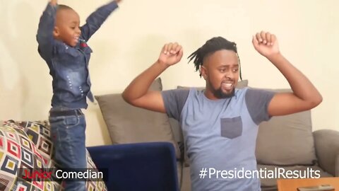 Junior Comedian Faints During Presidential results Announcement