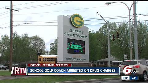 Head varsity golf coach at Greenwood High School arrested on felony drug charges