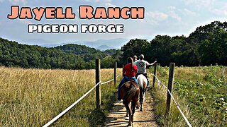 Horseback riding in Pigeon Forge TN at Jayell Ranch
