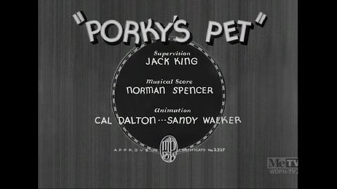 1936, 8-13, Looney Tunes, Porky’s Pet