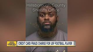 USF football player arrested for credit card fraud