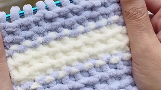 🧶How to crochet simple Tunisian stitch very easy