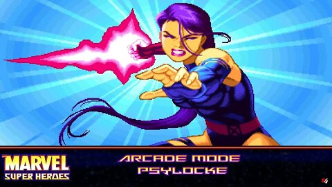Marvel Super Heroes: Arcade Mode - Psylocke