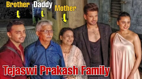 Tejaswi Prakash Full Family With Karan Kundra Arrives At Teja's New Movie Special Screening