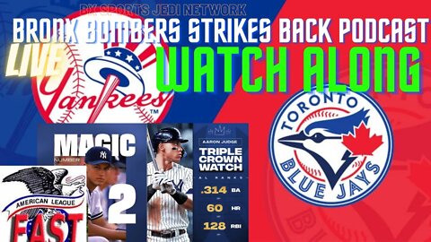 ⚾BASEBALL:NEW YORK YANKEES VS. Toronto Blue Jays LIVE WATCH ALONG AND PLAY BY PLAY