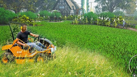 Trim Around The Edge For Perfection | Lawn Mowing Simulator