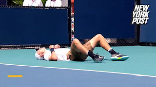 Tennis prodigy Jack Draper collapses in frightening scene at Miami Open