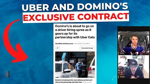 Uber Exclusive Contract With Domino's Pizza, Should You Look Into This Gig?