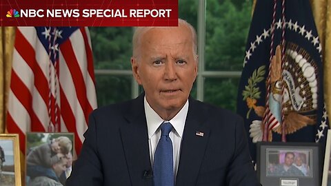 Watch President Biden's historic address on leaving the 2024 race| A-Dream ✅