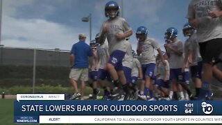 State loosens restrictions on youth sports
