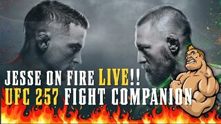 UFC 257 Jesse ON FIRE Live Fight Companion!!