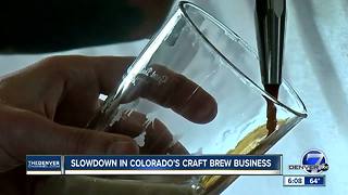 Slowdown in Colorado's craft brew business