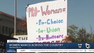 Women march in rallies across the US