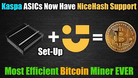 Kaspa ASICs Get NiceHash Support - Set-up Dashboard + HiveOS