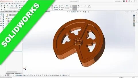 5.5 Schwungscheibe - Flywheel - SolidWorks 2023 Training -Part Design