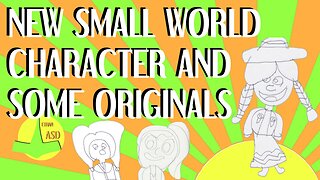 qc 022 - Another Small World Character, Some Originals, A Dress, A Head, And Flips Around Other Work