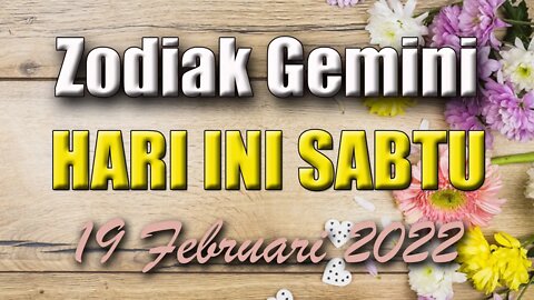 Ramalan Zodiak Gemini Hari Ini Sabtu 19 Februari 2022 Asmara Karir Usaha Bisnis Kamu!