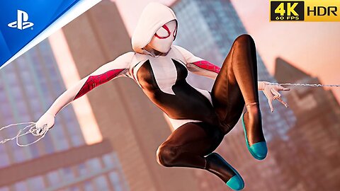 *NEW* Gwen Stacy Earth-65 Ghost-Spider Suit - Marvel's Spider-Man: PC MODS [4K 60FPS HDR]