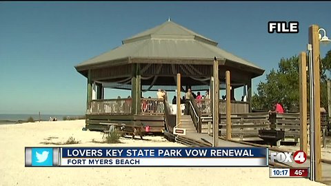 Renew your vows at Lovers Key State Park