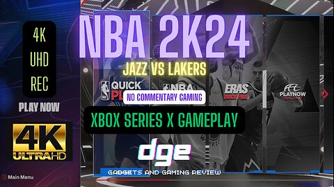 NBA 2K24 Jazz VS Lakers Xbox Series X Gameplay No Commentary