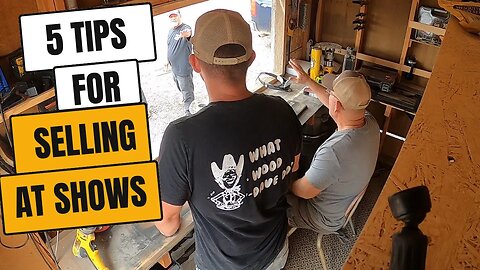 How To Sell At Woodworking Shows - 5 Tips