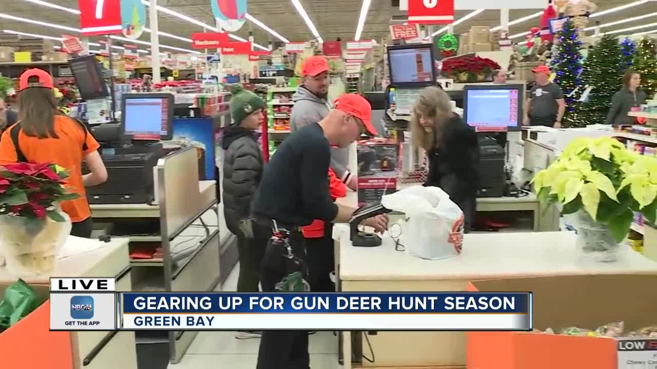 Fleet Farm in Green Bay kicks off the gun-deer season with "Orange Friday"