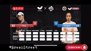 BBoy HOng10 vs Wing "EPIC BATTLE" Top 4 Breaking For Gold Asian Championships 2023