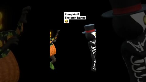 pumpkin skeleton Dance Together - Funny video #funny #funnyvideo #fun #funnyshorts