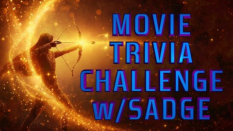 WEEKLY MOVIE TRIVIA CHALLENGE w/SADGE (WK 00: 80's Action Movies)