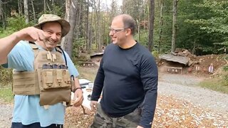 Training friend on AR-15 with CMMG 22 Conversion Bolt and Binary Trigger