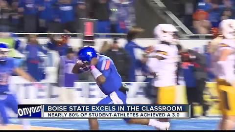 Boise State Student Athletes excel in classroom