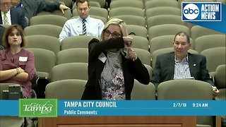 FULL VIDEO | Woman chops hair during City Council meeting to prove a point