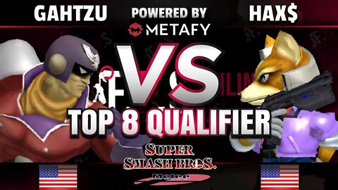 FPS4 Online - Revenge | Gahtzu (Captain Falcon) vs. EMG | Hax$ (Fox) - Melee Top 8 Qualifier