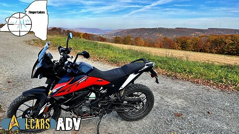 Last fall ride in the Fingerlakes of NY (KTM 390 Adventure)