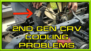 02-06 2nd Gen Honda CRV Radiator and Condenser Fan Replacement