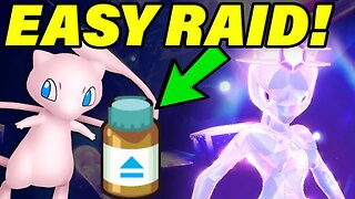 THIS TECH MAKES MEWTWO RAIDS EASY! Online Mewtwo Tera Raid Gameplay!