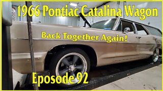 66 Pontiac Catalina Wagon part 92: Back on her feet!