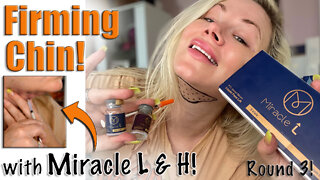 Firming my Chin with Miracle L from AceCosm | Code Jessica10 Saves you Money from Approved Vendors